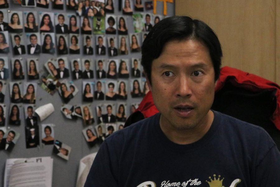 In a fellow teachers classroom during lunch BVH teacher Edwin Lim speaks about his trend regarding courses he teaches. In the 17 years he has taught at BVH he has instructed 31 different courses from multiple subjects.