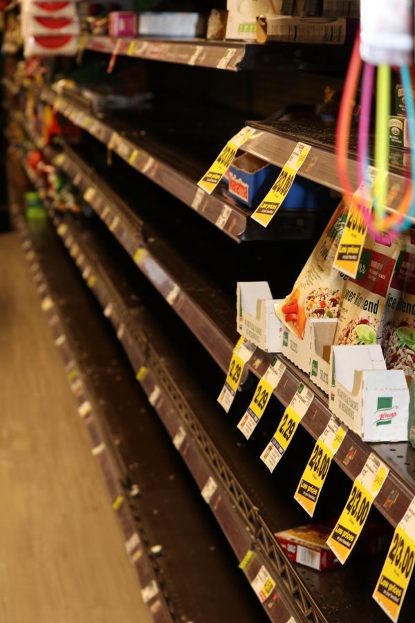 On March 13, areas within Ralphs grocery store in Chula Vista were empty. The grocery store is located across the street from Bonita Vista High.