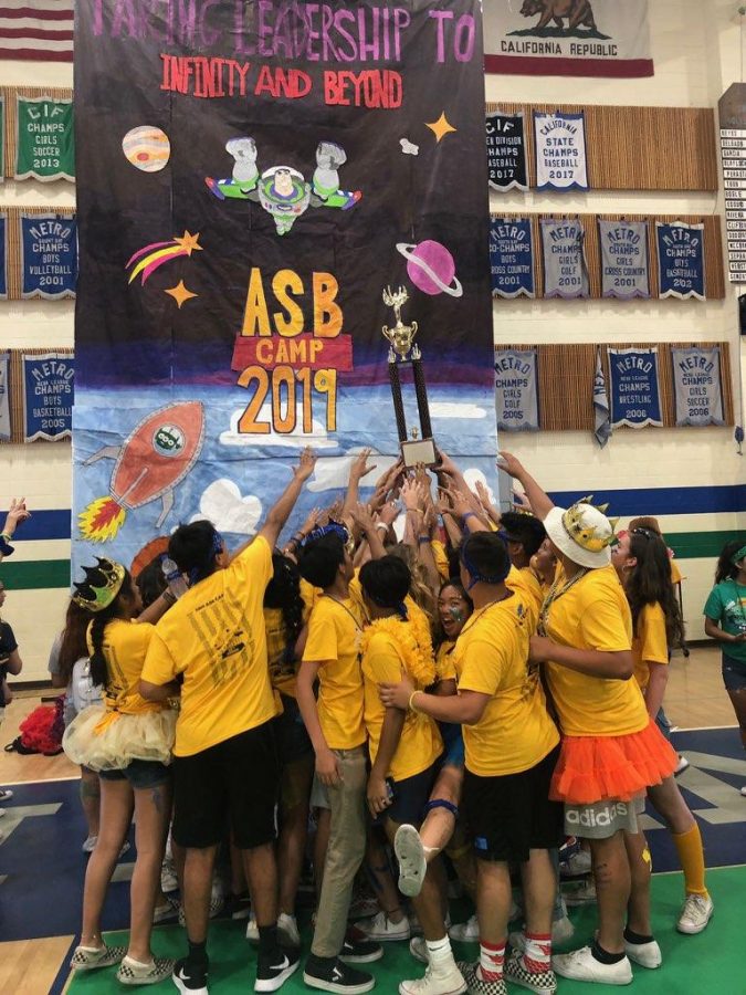 Congratulations Bonita Vista High (BVH) Associated Student Body (ASB) council for winning the ASB National Gold Council of Excellence Award for the second year in a row. The picture features last years ASB camp in which BVH won the Rindone Award.