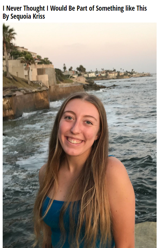 BVH senior Sequoia Kriss wrote an essay about Black Lives Matter that was published in rethinkingschools.org. She is passionate about social and racial justice.