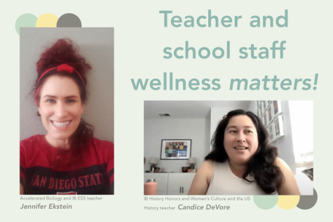 In this episode, Accelerated Biology and IB ESS teacher Jennifer Ekstein and IB History Honors and Women’s Culture and the US History teacher Candice DeVore talk about the importance of highlighting the mental health and wellness of teachers and staff.