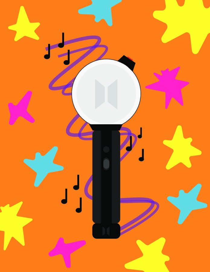 BTS creates an immersive experience for all their fans by selling ARMY Bombs or light sticks at their concerts. The lights coordinate with each song they sing and connect to each seat in the stadium.