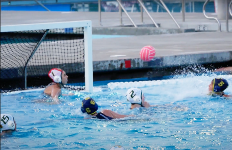 Amongst the winter sports that made it far into the California Interscholastic Federation (CIF) competition was girls water polo. On March 2, Aparri Tarpley (5) shoots the ball into the net, scoring for Bonita Vista High (BVH) against Mar Vista High (MVH).
