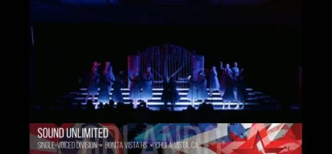 Before their two-day trip to Disney World in Orlando Florida, Bonita Vista Highs Vocal Music Department group Sound Unlimited competed using the set theyve practiced for since Jan. 2023. 