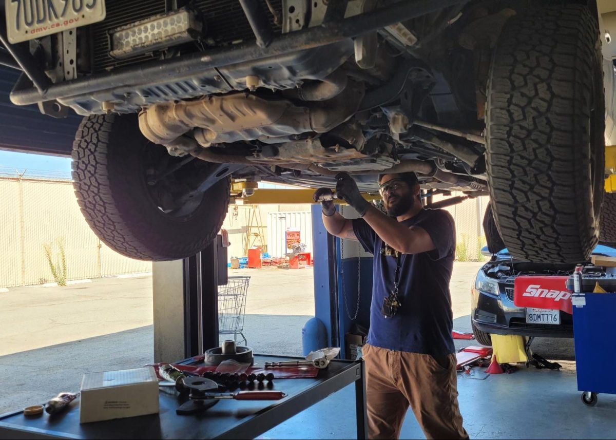 BVH automotive teacher Jose Leyva owns a Subaru that he modifies in his auto shop class. Car modification is a widespread niche hobby that Leyva is involved in and familiar with as he is seen working on his car.