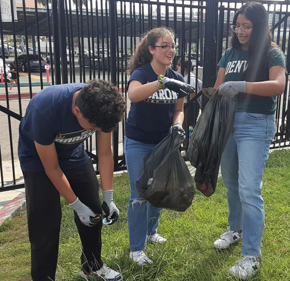 On Oct. 14 BVH students work alongside staff to Beautify Bonita and complete tasks that range from raking leaves to trimming trees in hopes of providing a clean campus.
