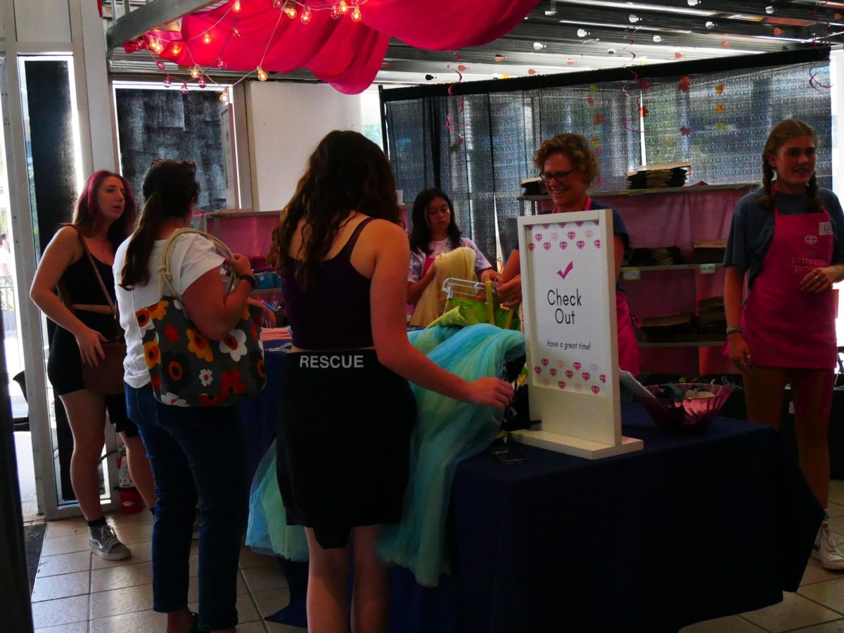 On Oct. 21, families attended the annual princess project event as well as volunteers that help throughout the duration of the event. This event offers students a variety of dresses, even some for five dollars for prom.