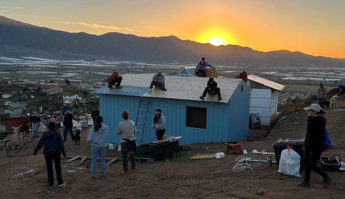 Over the weekend of Friday, Jan. 5, Daniel Schroeder and his family took a trip to Ensenada, Mexico with the organization Yugo Ministries. Schroeder and his family put in volunteer work by building houses for the less fortunate in Mexico. Provided by Daniel Schroeder