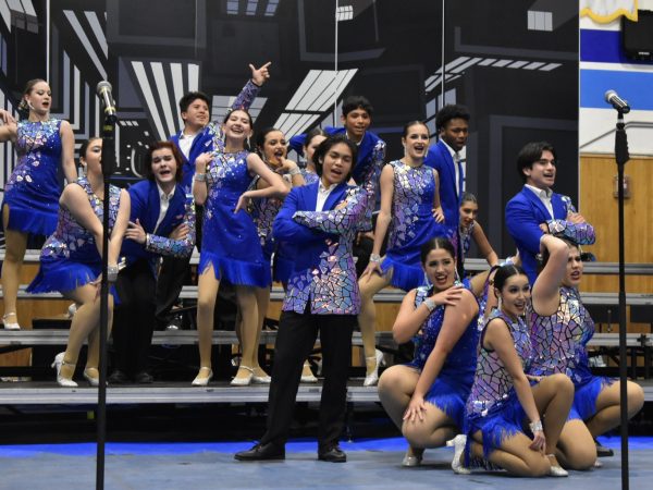 On Feb. 3, BVH Music Machine performs their 2024 festival set Set Me Free for the first time at the VMD show choir debut in the BVH gymnasium. Music Machine will use this set to compete at various show choir competitions during the spring.