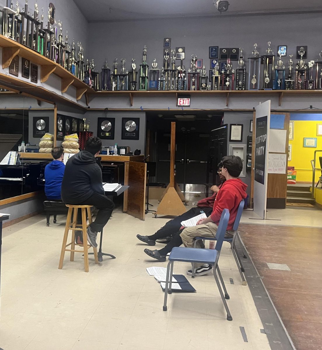 Bolles Theater is used by many at BVH. This theater is specifically used  by the Vocal Music Department (VMD) and Drama department that is included in BVHs Visual and Performing Arts (VAPA) programs.
