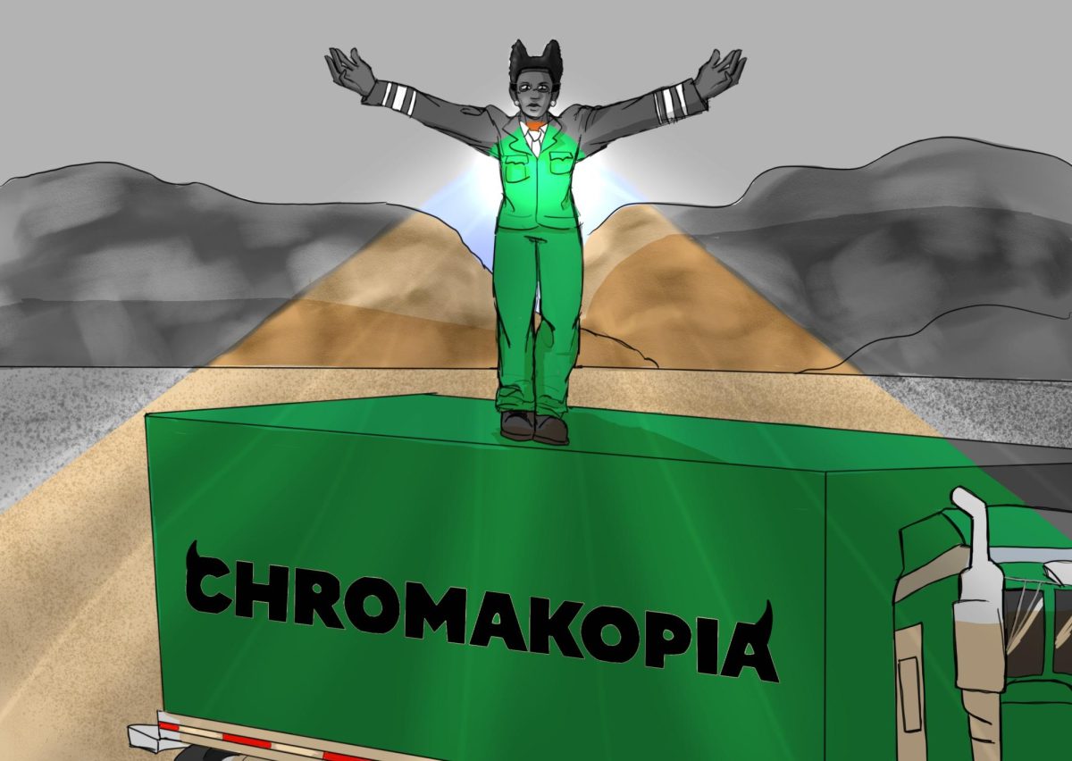 A reference to the song "St. Chroma" as a part of his new album, "Chromakopia". Tyler is letting his light shine with this album release, as  the chorus sings in "St. Chroma."